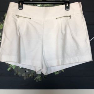 Loft, off white dressy shorts.